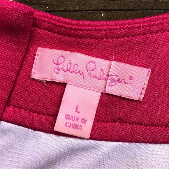 Lilly Pulitzer large pink dress - Picture 2 of 2